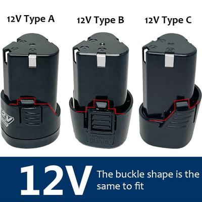 12v 6000mAh/ Lithium Battery Rechargeable Battery Pack Electric Tool Accessory Hand Electric Drill Battery Pack