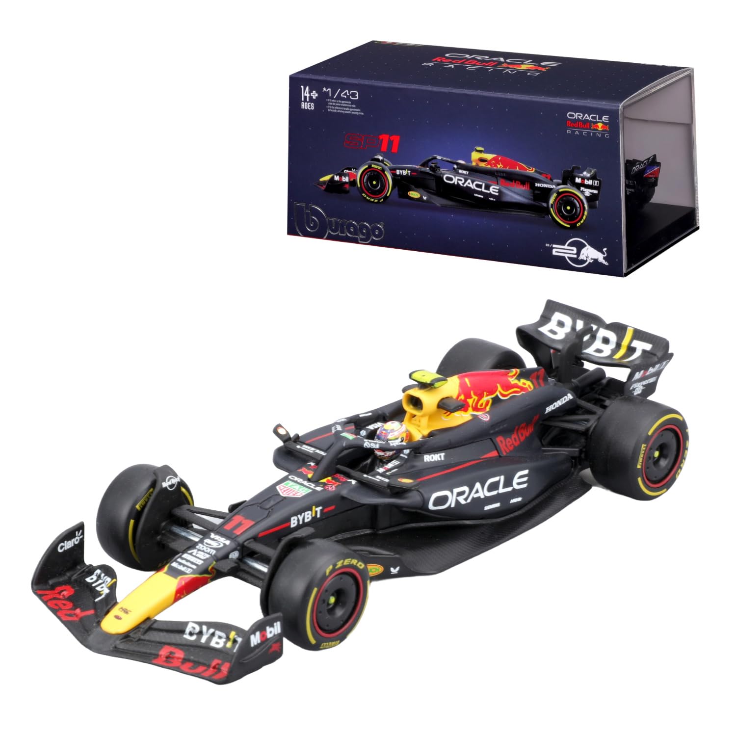

Bburago 2024 Model 1/43 Scale Signature Series F1 Oracle Red Bull Racing RB20 #11 Sergio Perez Race Sports Car Diecast Model 18-38098 (#11)