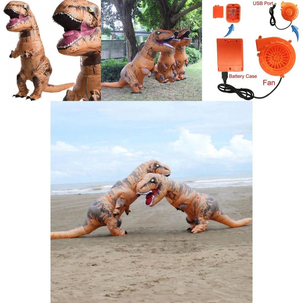 Waterproof Adult T-rex Inflatable Dinosaur Costume Ideal For Fun Cosplay Events