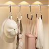 3/5 Pcs Versatile Round Hook, Circle Ring Hat Hanger, Load 3kg,Space Saving,Ideal for Hats Ties Scarves & Bags Storage Accessory