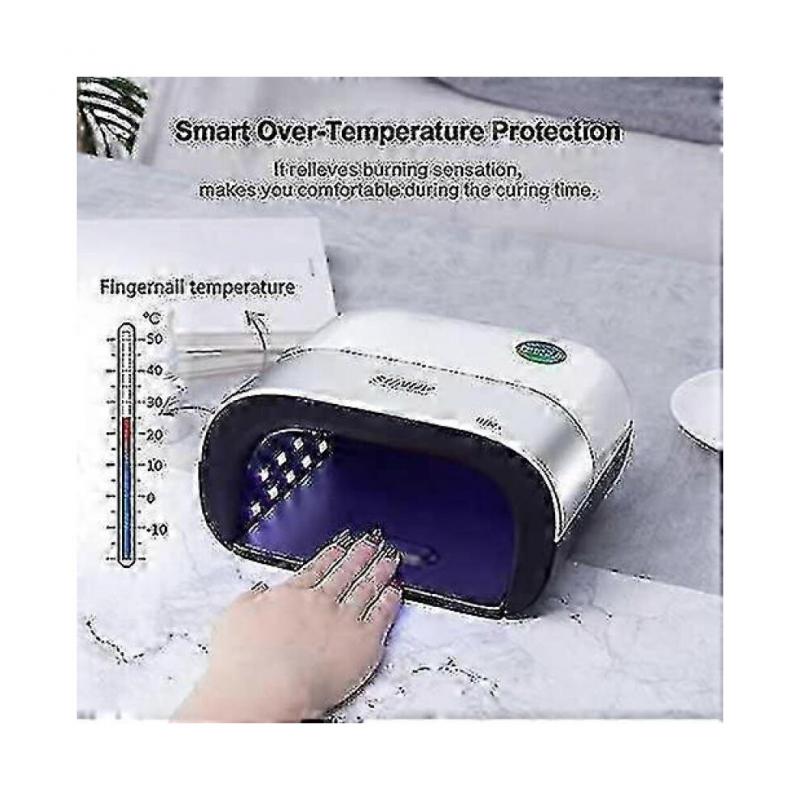 Led Nail Lamp, Sunuv 48w Professional Nail Dryer with Automatic Sensor And Lcd Display for Home And Nail Salon