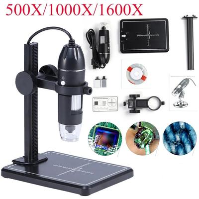 1600X 8 LED Digital Microscope for Soldering TYPE-C USB Electronic Microscope for Mobile Phone Repair LED Magnifier Camera
