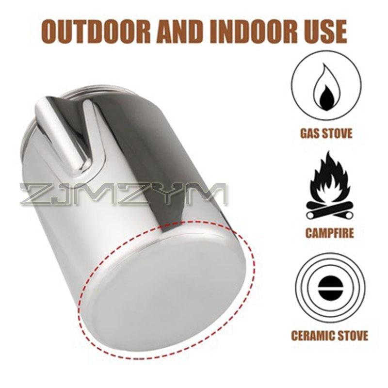 9 Cup Coffee Percolators 1500ml Stainless Steel Coffee Maker Portable Camping Home Stovetop Coffee Pot With Comfort Grip