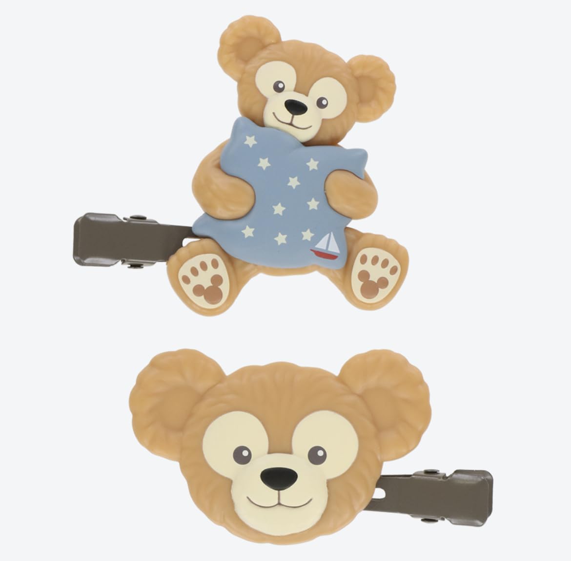 

Duffy & Friends Duffy Hair Clips, Set of 2, Disney Tokyo DisneySea Exclusive Disney Merchandise Hair Clips