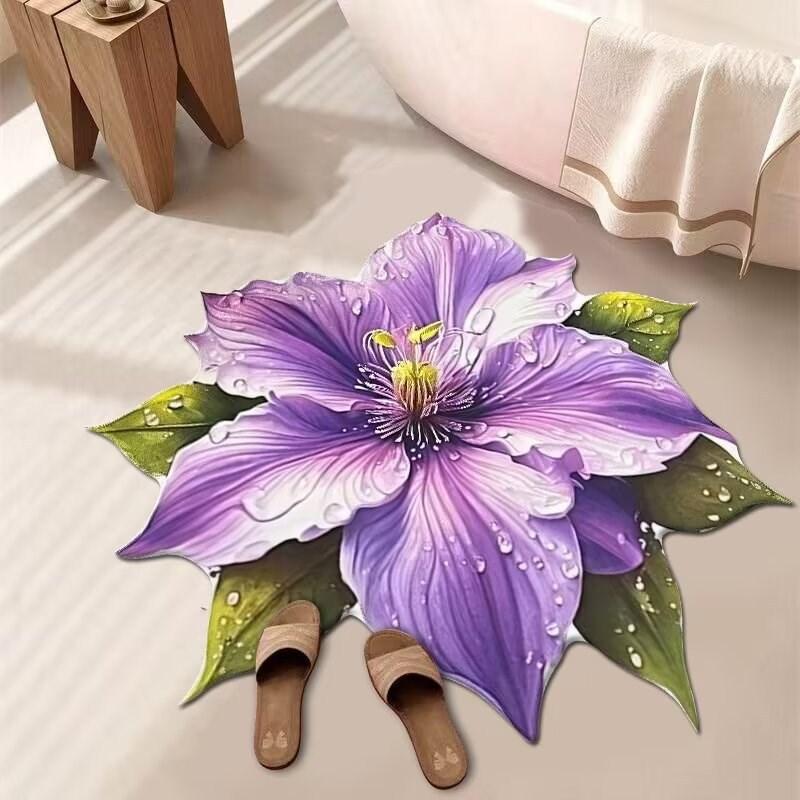 Großer Blume Kreis Teppich Wohnzimmer Teppich Schlafzimmer Bettvorleger