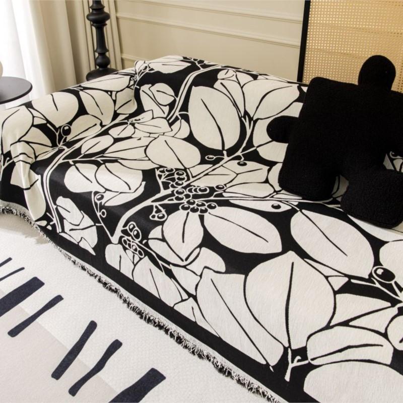 Home Sofa Cover Sofa Cushion Cover Chenille Universal Sofa Towel Couch Cover Pet Mat  Living Room Sofa Dust Proof