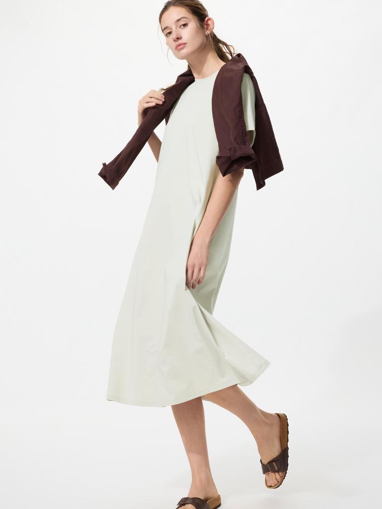 Uniqlo Airism CoTTon T Dress  shorT Sleeve 