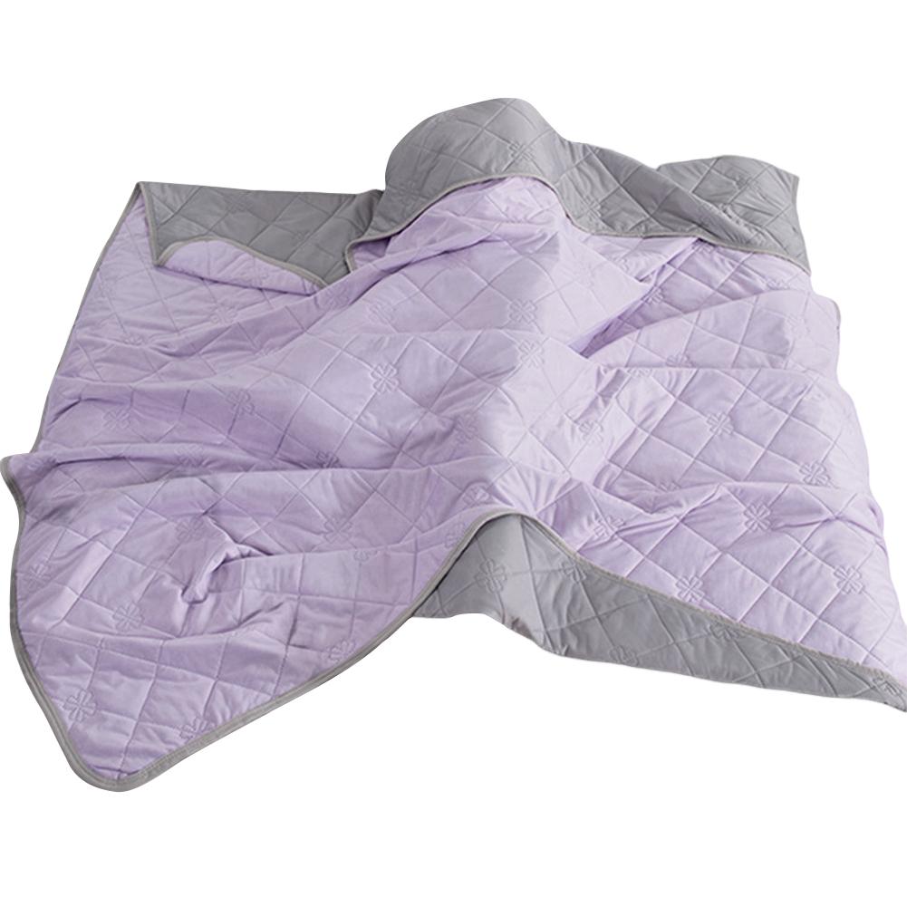 

Кондиционер Одеяло Дышащее Класс А Охлаждающее Одеяло Моющееся Летнее Охлаждаемое Одеяло Легкое Мягкое Одеяло Кондиционера 100x150cm фиолетовый