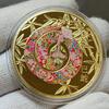 Colored Chinese Zodiac Commemorative Coins And Horse Year Commemorative Medals
