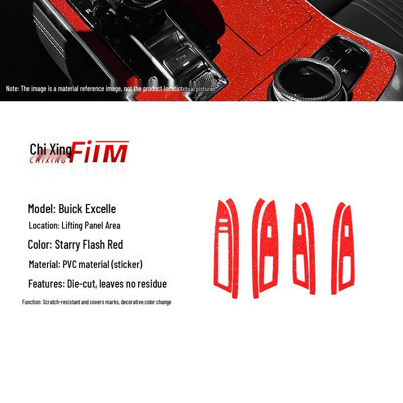 Buick Excelle 08-16 Interior Sticker & Window Lift Panel Trim Film