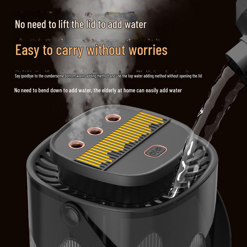 Large Capacity USB Aromatherapy Humidifier with LED Light for Bedroom & Desktop