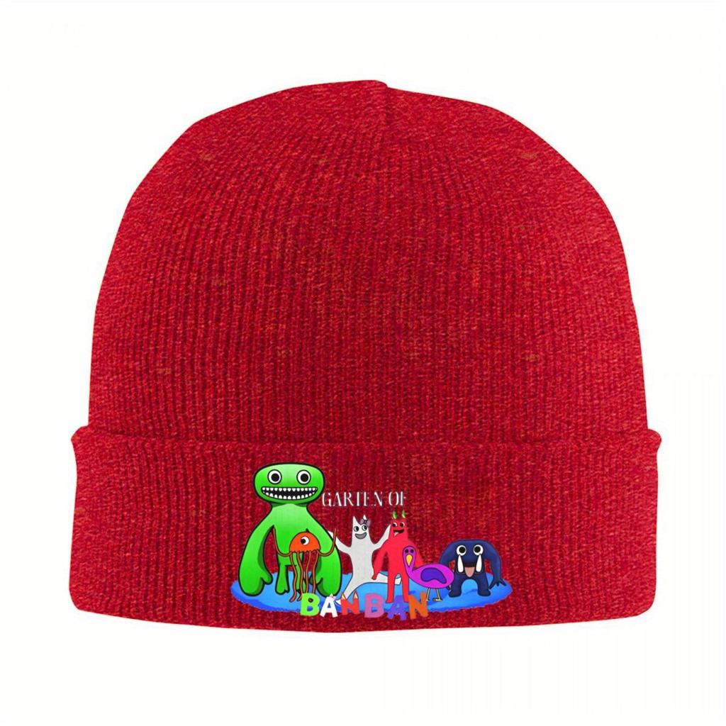 Garten Of Banban Monsters Knit Hat Beanies Autumn Winter Hat Warm Casual Cartoon Cap for Men Women