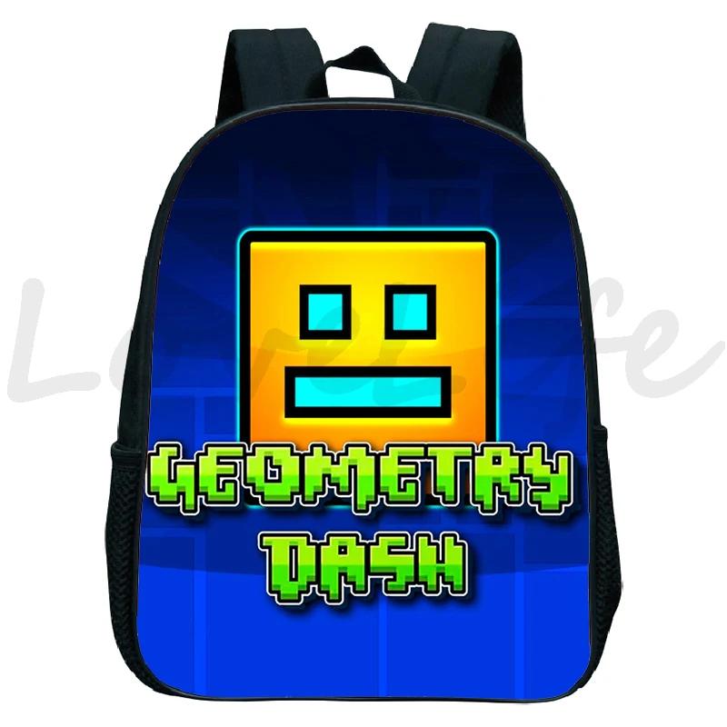 Spiele Geometry Dash Rucksäcke Wütendes Geometrie Kindergartenrucksack Kleine Schultasche Kinderrucksack Jungen Mädchen Bücherrucksack Geschenke