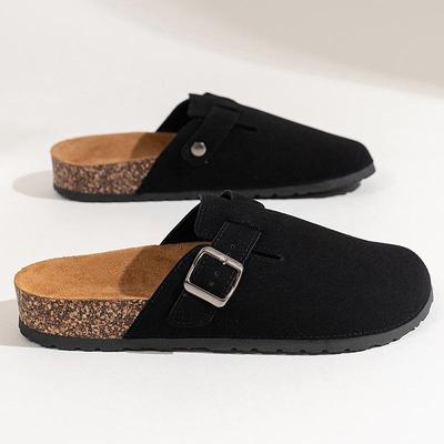 Grensoverschrijdende Bokeng Heren Trendy Slippers met Dikke Zool: Comfortabele Strand- & Outdoor Halve Sandalen voor Koppels