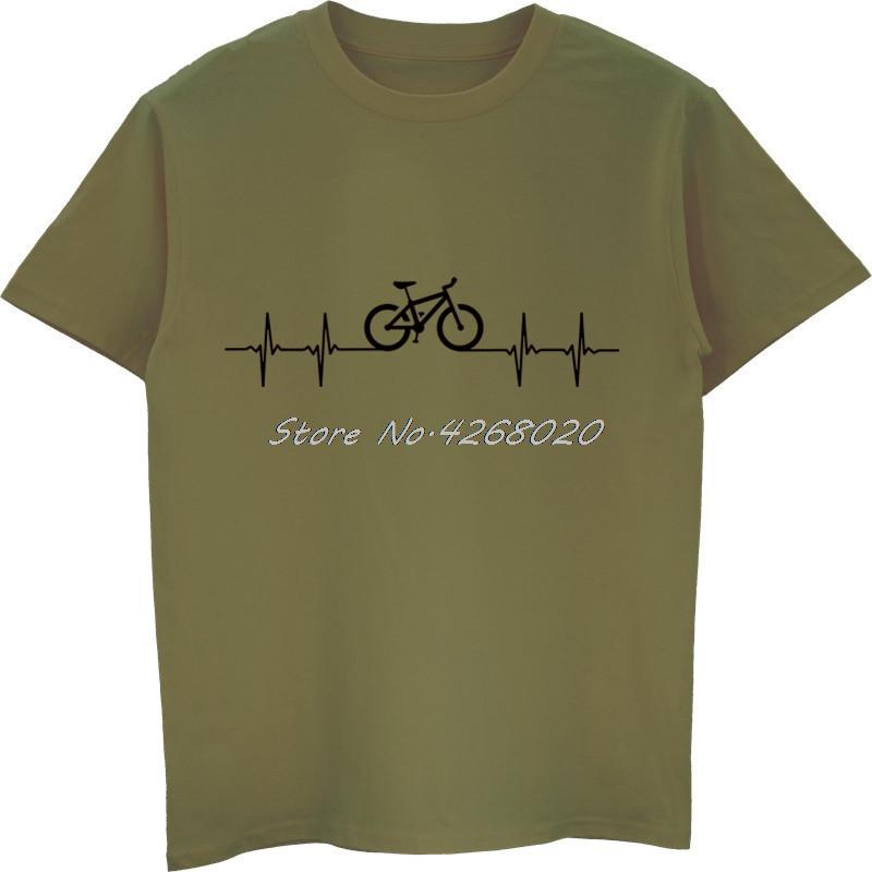 Summer Fashion Hot Sale Men T Shirt Cyclist Biker Biking Cycle Heart Enthusiast Hobby Mens Womens Cotton TShirt Cool Tees Tops