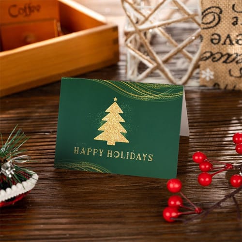Samcos Christmas Cards, 6 Types, 24 Cards, Includes Envelopes, Stickers, Greeting Cards, Message Cards, Christmas Cards, Celebration Cards, Greetings,