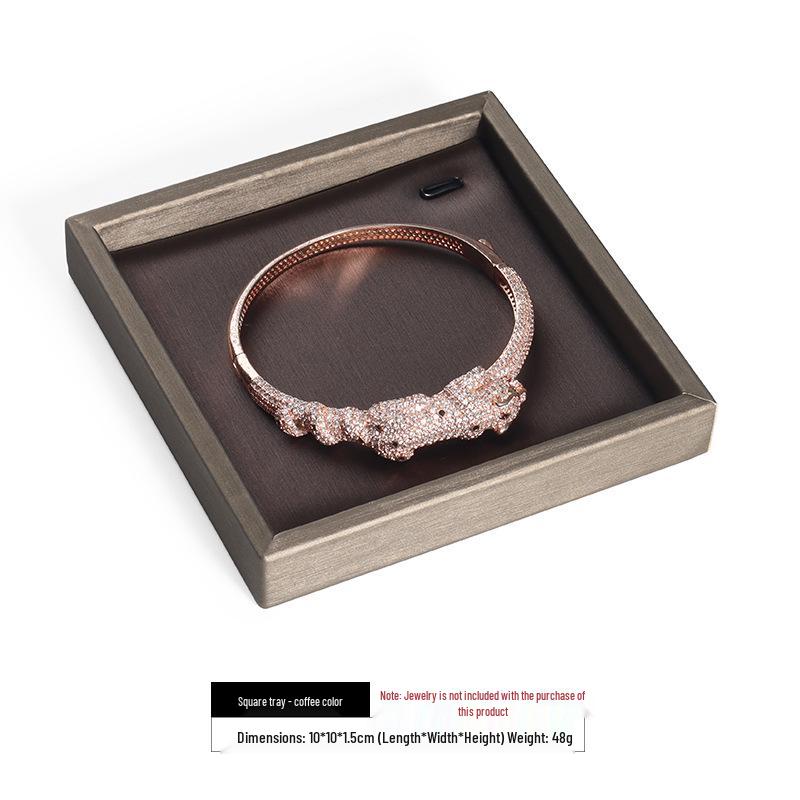 Multi-Compartment Jewelry Display Tray for Rings & Bracelets Jewelry Tray