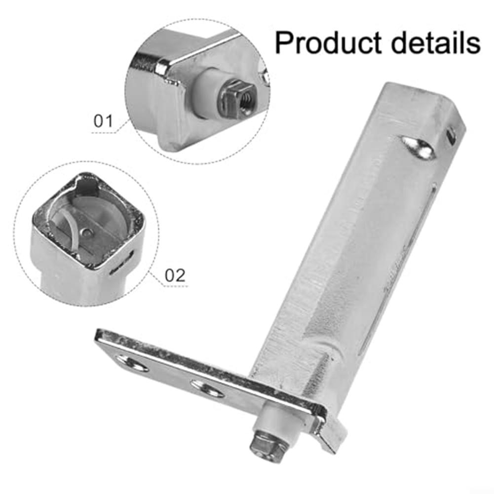 Silver Stainless Steel Fridge Door Hinge Smooth Opening Closing Mechanism For Refrigerator Repair Replacement Accessory