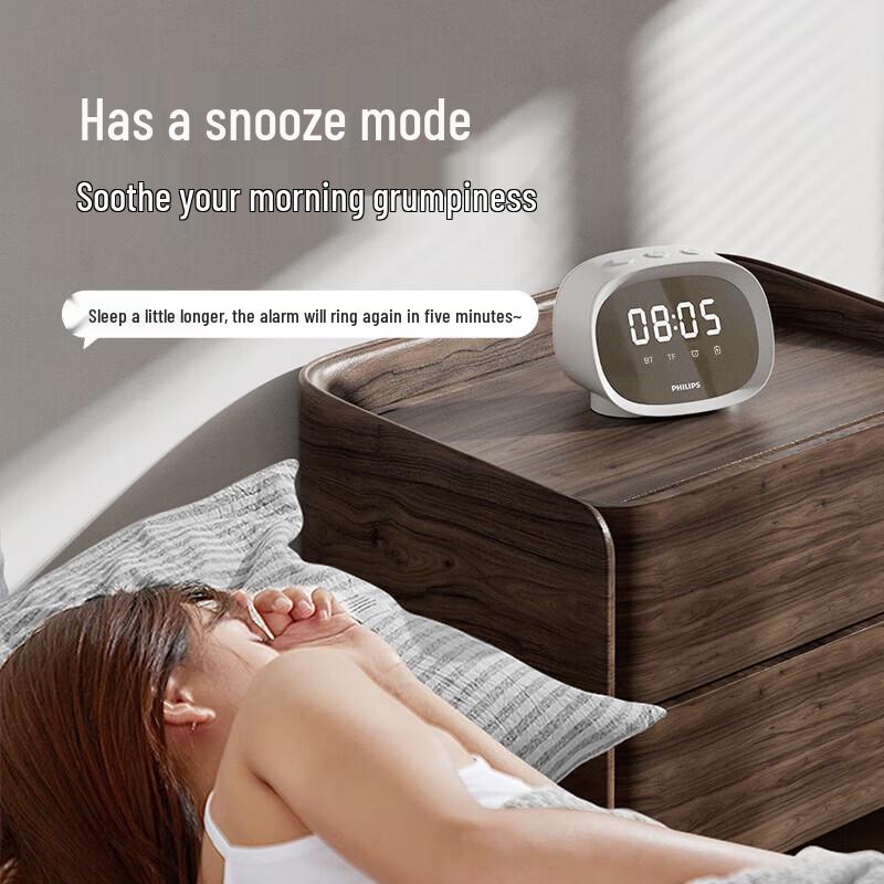 Philips TAS2909 Smart Clock Bluetooth Speaker CN plug (adapter included)