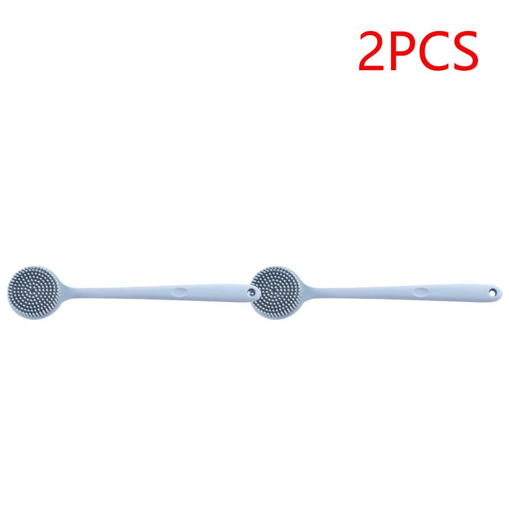 

2-5 шт. Силиконовая щетка для ванны Двусторонняя щетка для душа Мягкая щетина Щетка для мытья тела Стимулирует кровообращение для мужчин и женщин