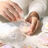 Transparenter Kürbisball mit Deckel, Außenhülle für DIY-Kugelbastelbedarf