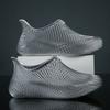 Tênis de Corrida Unissex 3D001 Textura 3D Respirável Casal Esportivo Casual Sapatos para Caminhada Leve Confortável Respirável Antiderrapante
