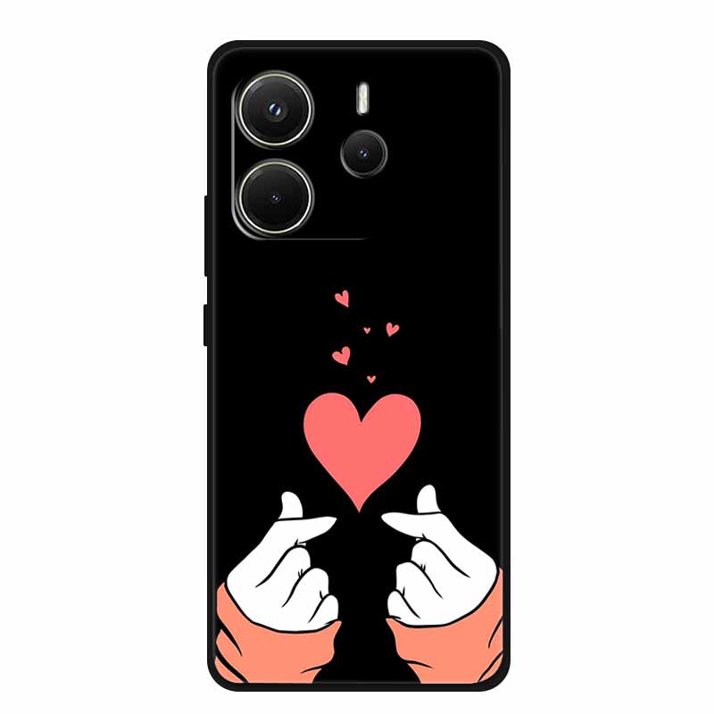 Für Xiaomi Redmi Note 14 4G Global Hülle Luxus TPU Weiches Silikon Cover Handyhüllen für 24117RN76G Schutz Neu Bumper Funda