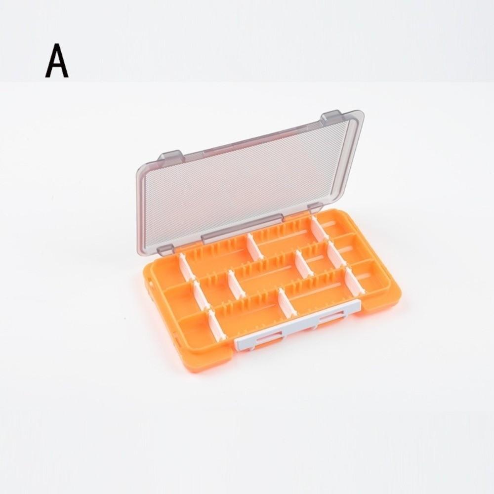 Assembled Design Fishing Tackle Box Durable Material Adjustable Compartments Fishing Hook Box Portable Size Fake Bait Box