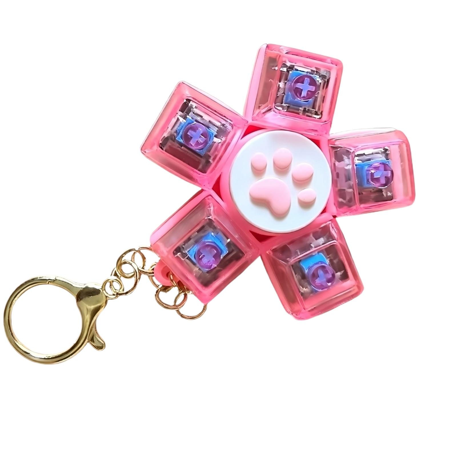 

Button Pressure Relieving Keychain Toy One Size