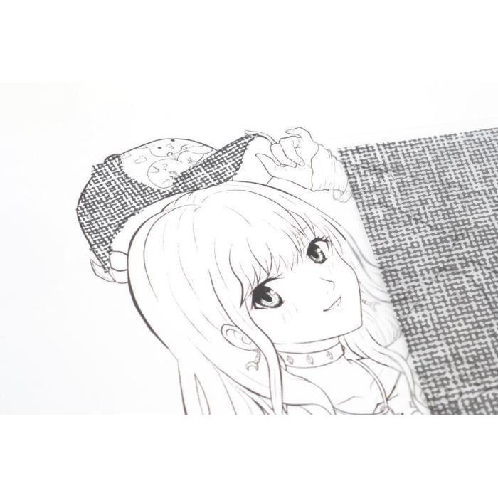 Trame Manga A4 - Graph'It - Papier - Motifs en relief - Facile à utiliser