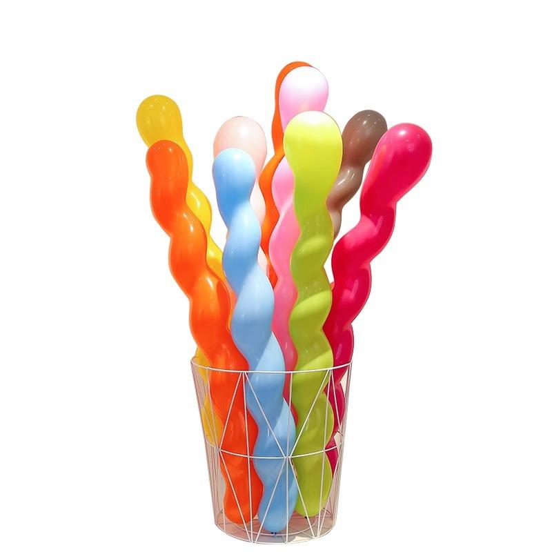 Color Twist Spiral Strip Balloon Baby Children'S Birthday Party Decoration 61 61 Children'S Day Classroom Layout