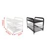PET Clear Drawer Under Counter Organizer Anti Slip Foot Pull Out Drawer Basket  for Kitchen Cabinet