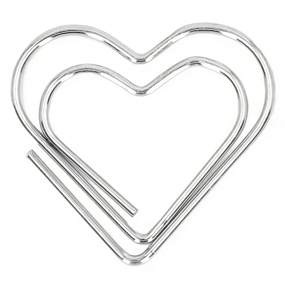100Pcs Electroplated Paper Clips Silver/Rose Gold/Gold Cute Paper Clips Office Clips Office Home