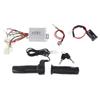 24V 250W Elektrofahrrad Bürstenmotor Controller Gasdrehgriff Kit mit Ladeanschluss Elektrisches Türschloss