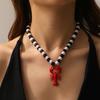 Bohemian Lobster Handmade Beads Chain Fashion Necklaces Tassels Ocean Oil Drop Pendant Jewelry for Women Girl Beach Gift 2026