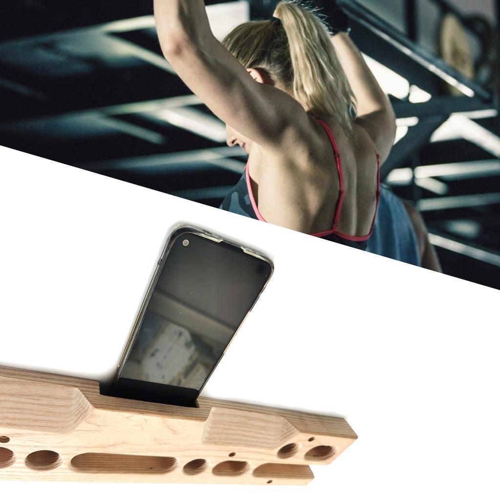 Rock Climbing Fingerboard Wooden Professional Climbing Training Hangboard Fingerboard
