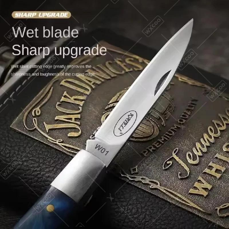 WXCOO Stainless Steel Pocket Knife Kitchen Accessories Cooking Durable Kitchen Paring Knives Folding Fruit Knife Meat Cleaver