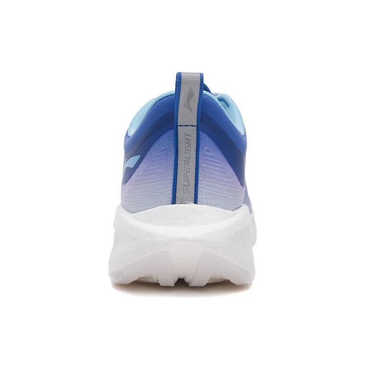 New LiNing Super Light 19 Lightweight Anti Slip And Wear Resistant Low Top Running Shoes Men's Cobalt Purple Blue ARBS001-7
