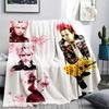 X JAPAN Hide Pattern Flannel Blanket, High Quality Comfortable for All Seasons, Home Decor, Warmth and Comfort, Perfect for Gifts.
