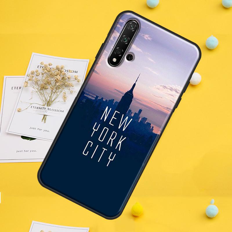 New York City For Huawei Nova 12i 7i 8i 11i 12s 9 10 SE Y91 Y90 Y60 Y70 Y72 Y61 P30 P40 Lite P60 Pro Case