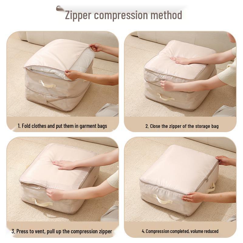 Compact Wardrobe Storage Bag for Jackets & Quilts