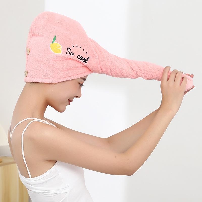 Dry Hair Cap Bath Cap with Water Absorption Fast Dry Hair Towel Being Soft without Falling Hair Super Strong Water Absorption