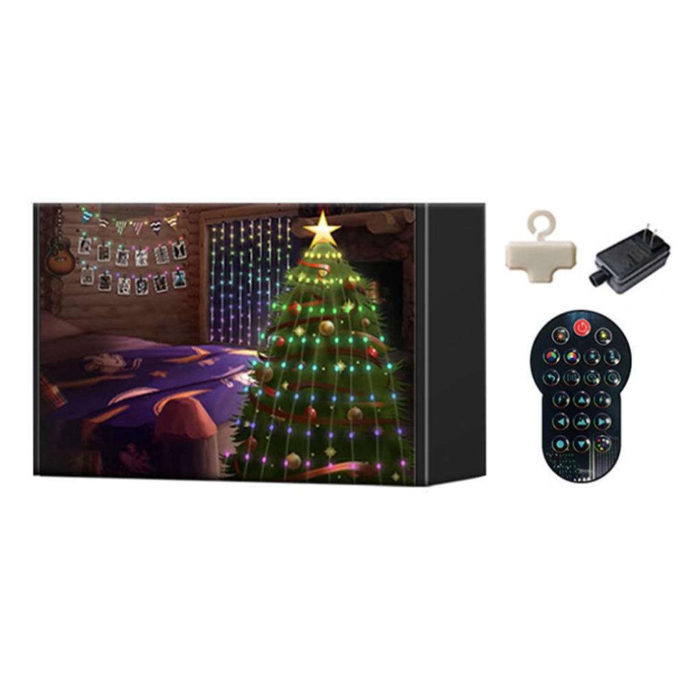 Curtain String Light Rgbic Dream Color Programmable Smart Led Window Fairy Lights For Christmas Wedding Bedroom Decor