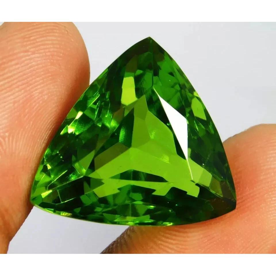 Natural Green Peridot Topaz Big Brazilian 100 Ct Certified Beautiful Gemstone