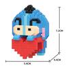 Cartoon Building Blocks, Animal Dolls, Educational Assembling Toys, Ornaments, Small Particles, Children's Birthday Gifts