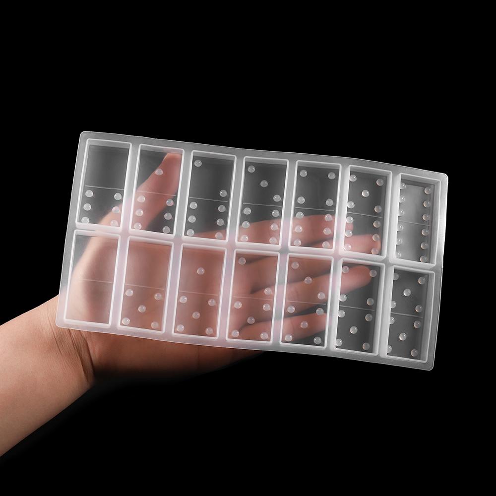 28 Styles Dominoes Epoxy Resin Molds Dominoes Game Resin Epoxy Casting Mold Silicone For DIY Jewelry Making Accessories