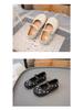 Girls' Black Soft-Soled Leather Mary Janes with Pearls - New 2026 Spring/Autumn Ballet Performance & Casual Shoes