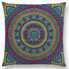 Hippie Mandala Boho Rainbow Floral Pattern Decor Throw Pillow Case Sun Moon Flowers Dream Fantasy Gorgeous Cushion Cover Sofa