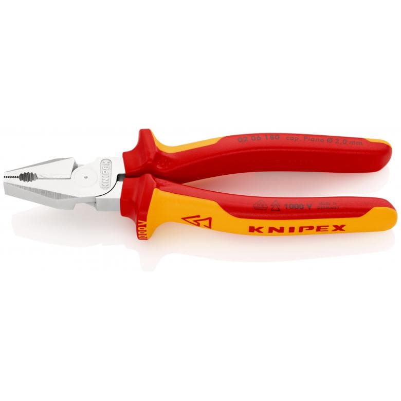 180Mm High Power Universal Pliers - Kn 02 06 180