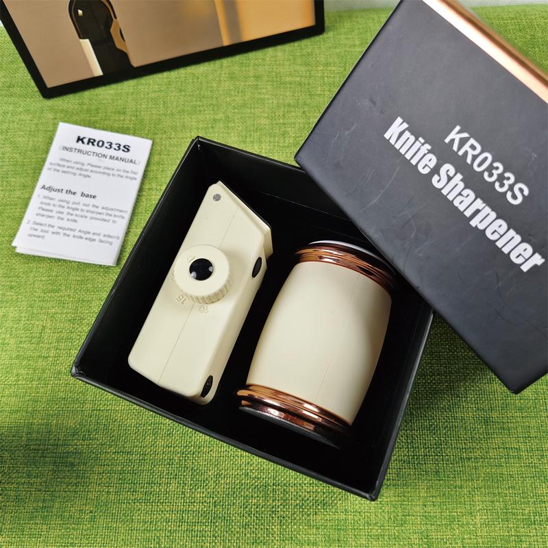 New Manual Roller Sharpener for Home Use Optional 5 Angle Sharpening Stone Multifunctional Fast Sharpener Scissors Kitchen Knife